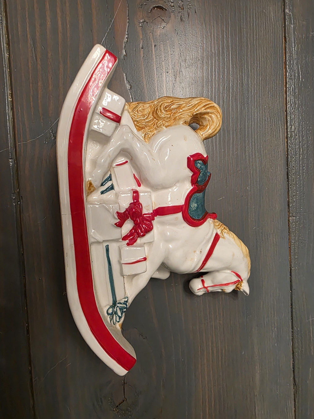 **VINTAGE** Rocking Horse Bank - Picture 2 of 3